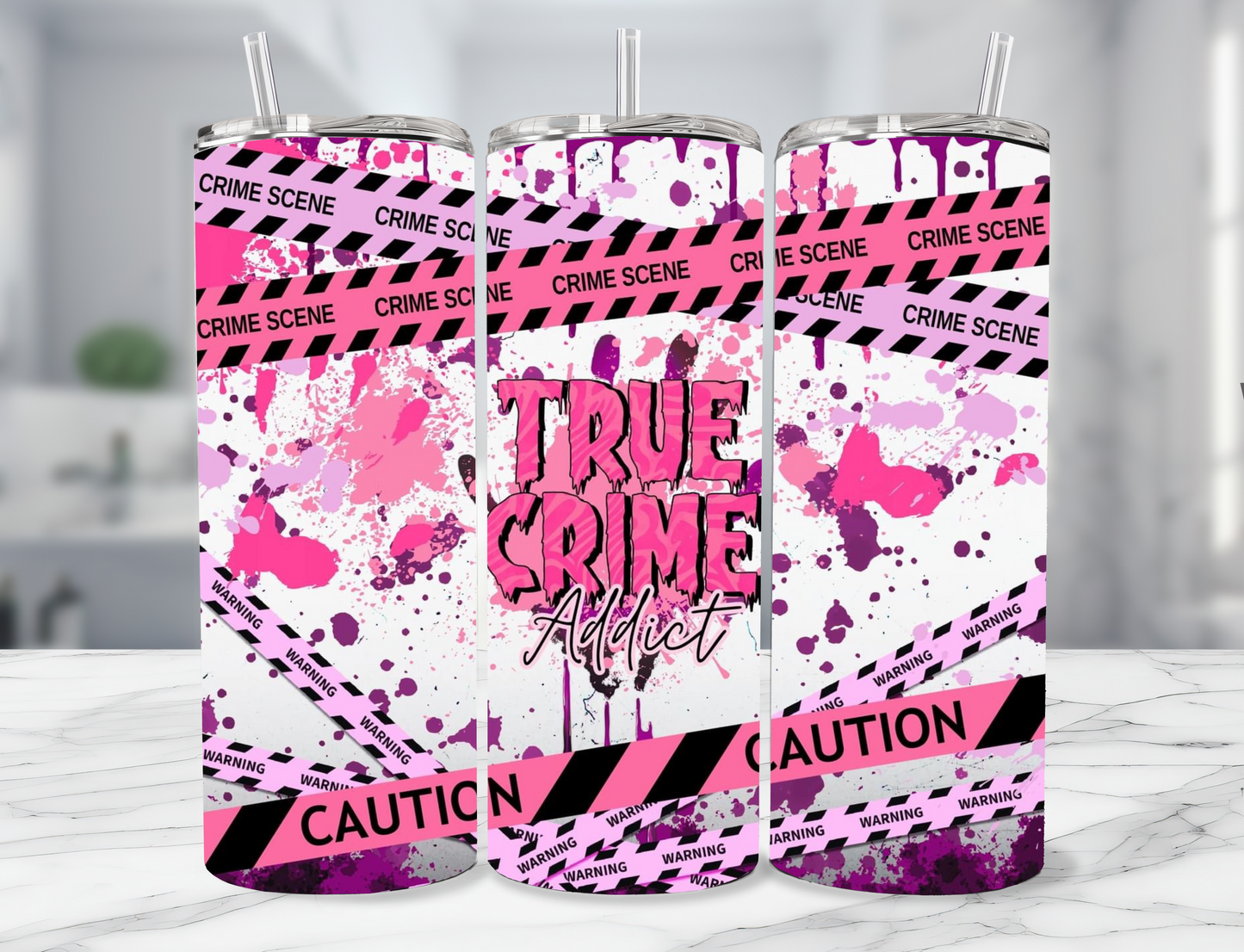 True crime addict 20oz tumbler