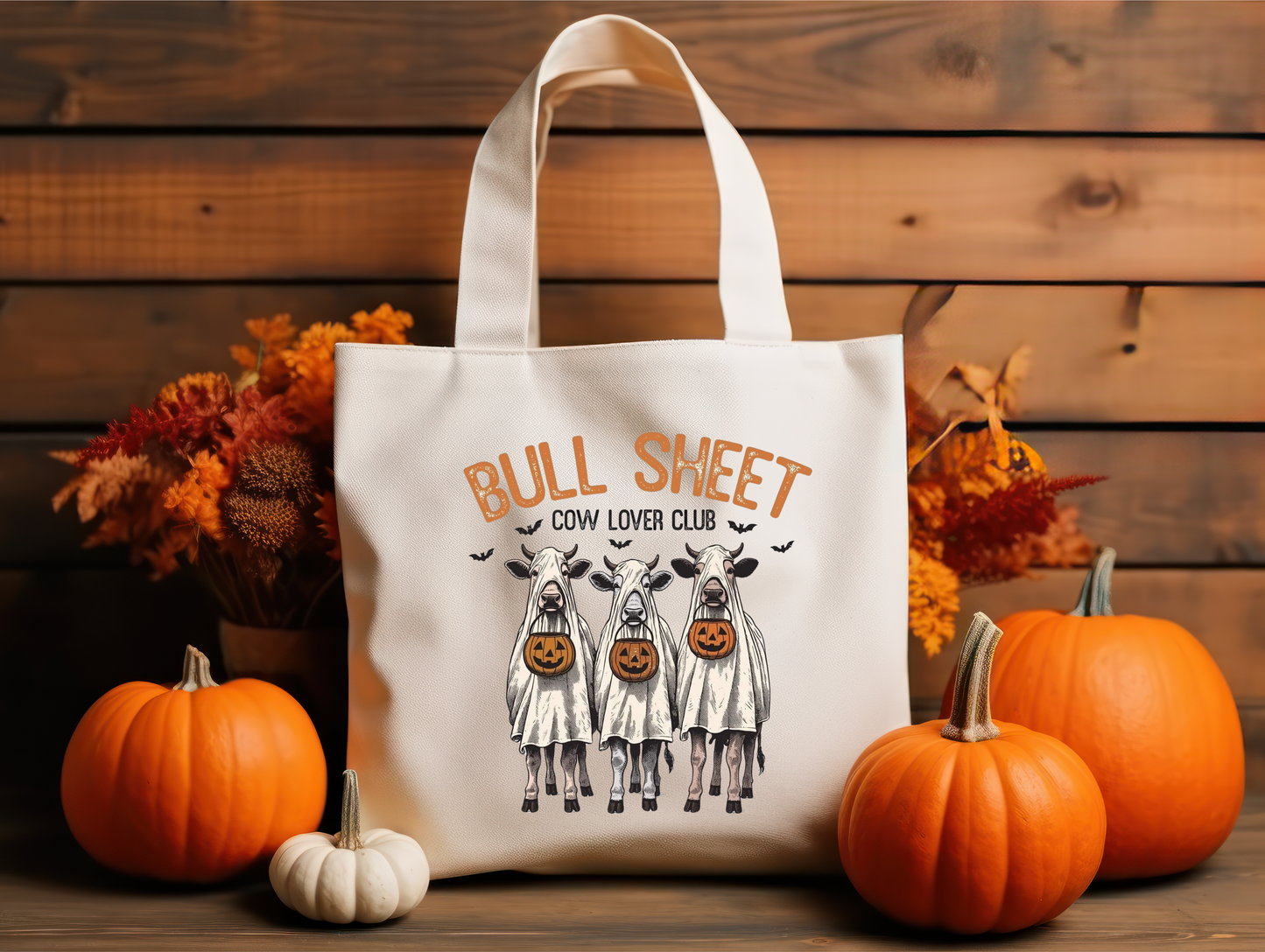 Bull sheet canvas bag